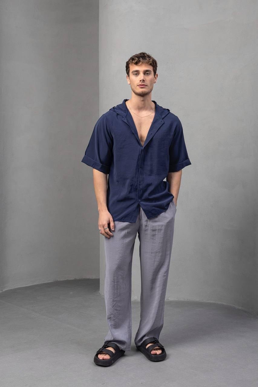 Baskılı Oversize Gömlek