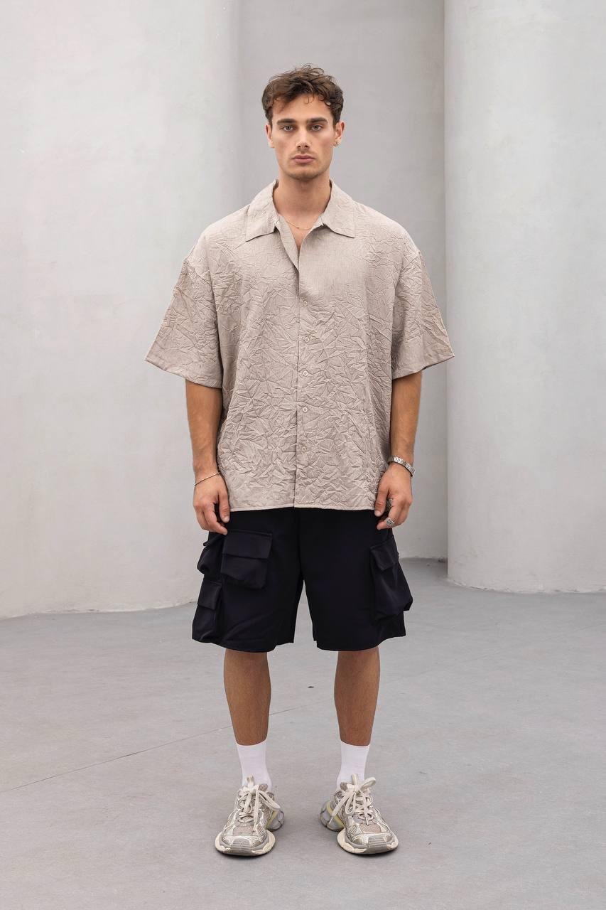 Trill Kumaş Oversize Gömlek