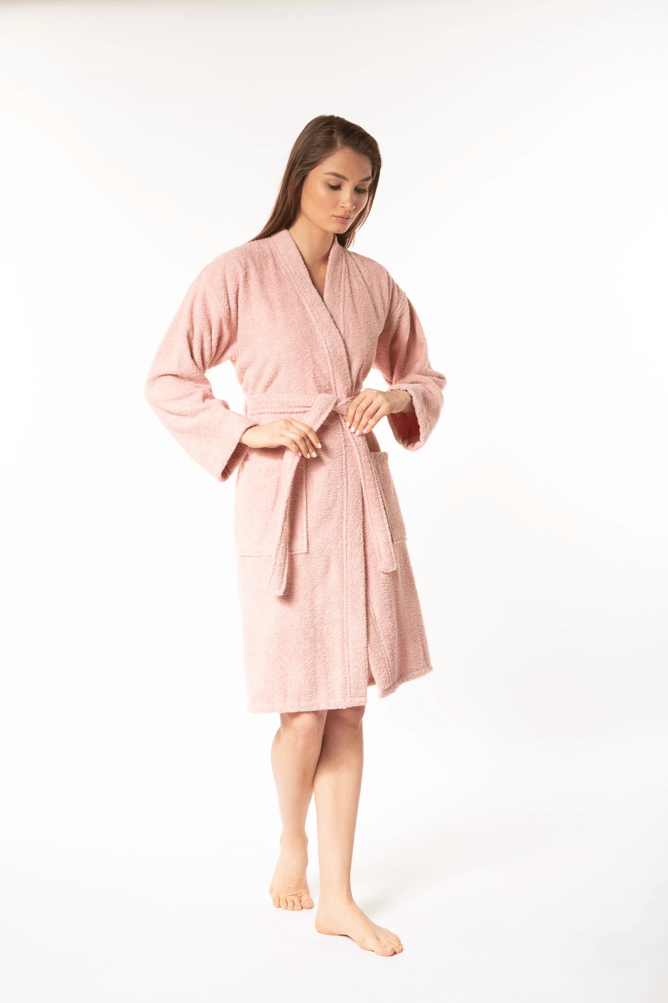 Soft Kadın Kimono Yaka Bornoz