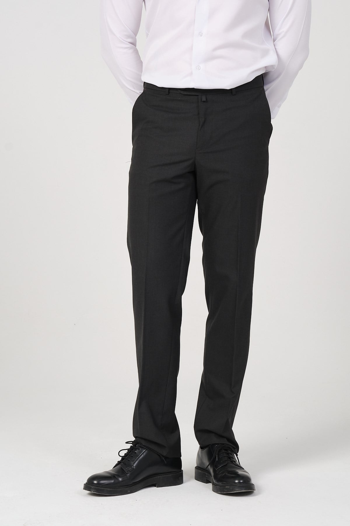 Erkek Regular Fit Kumaş Pantolon Antrasit