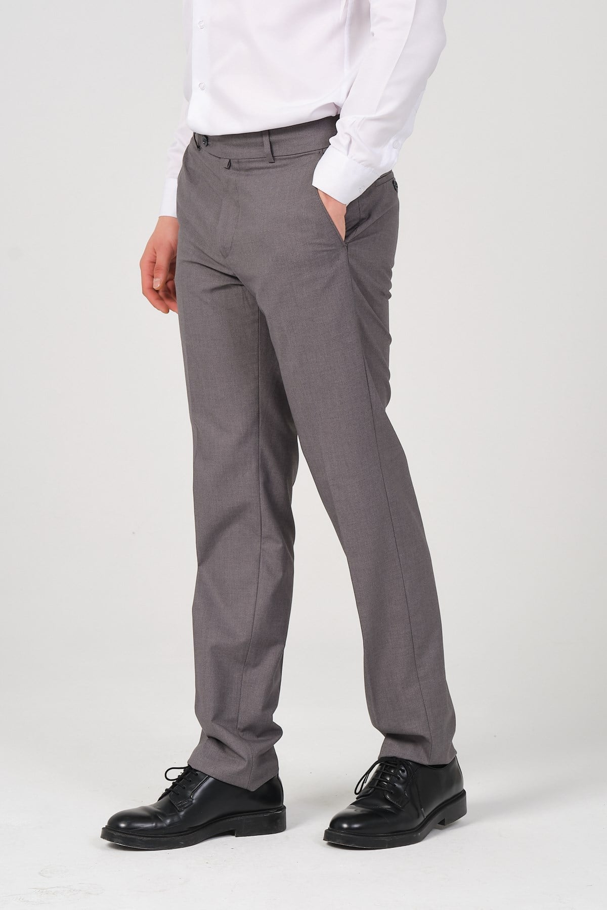Erkek Regular Fit Kumaş Pantolon Grimelanj