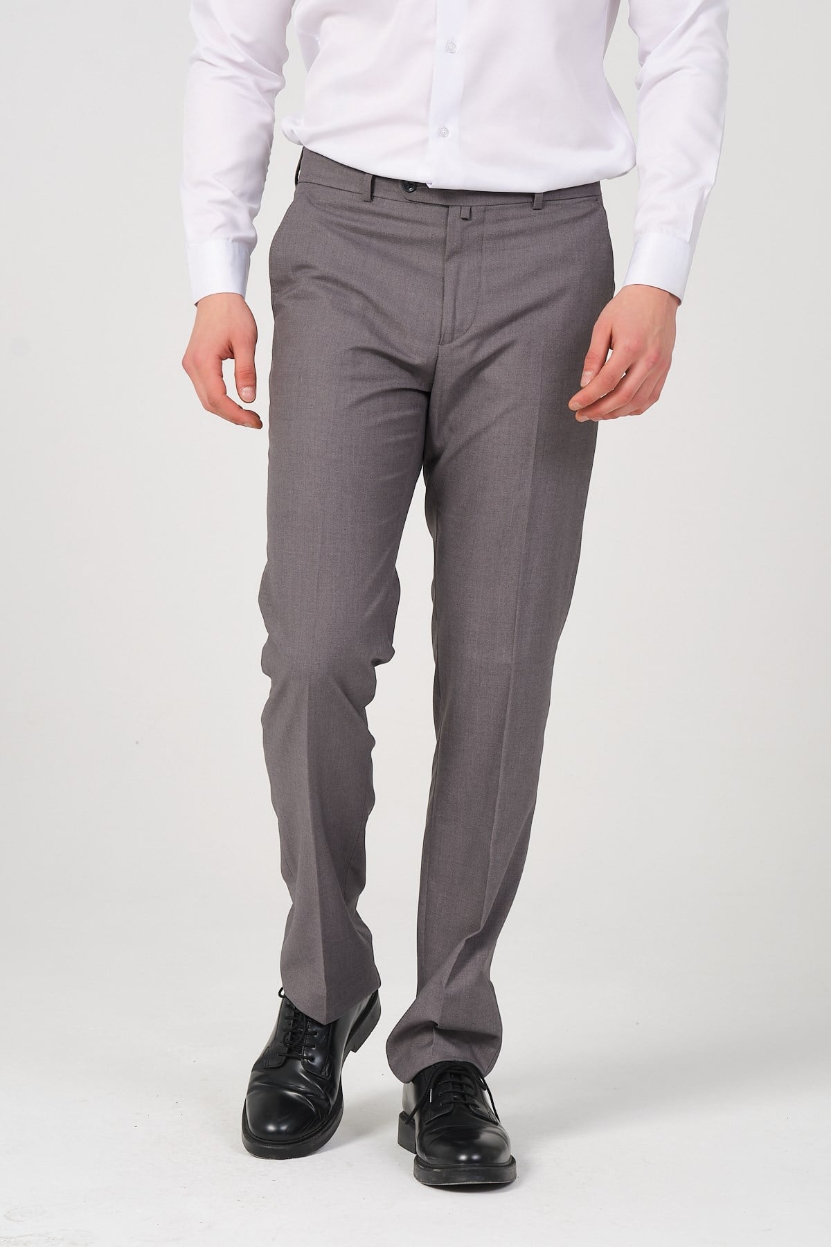 Erkek Regular Fit Kumaş Pantolon Grimelanj