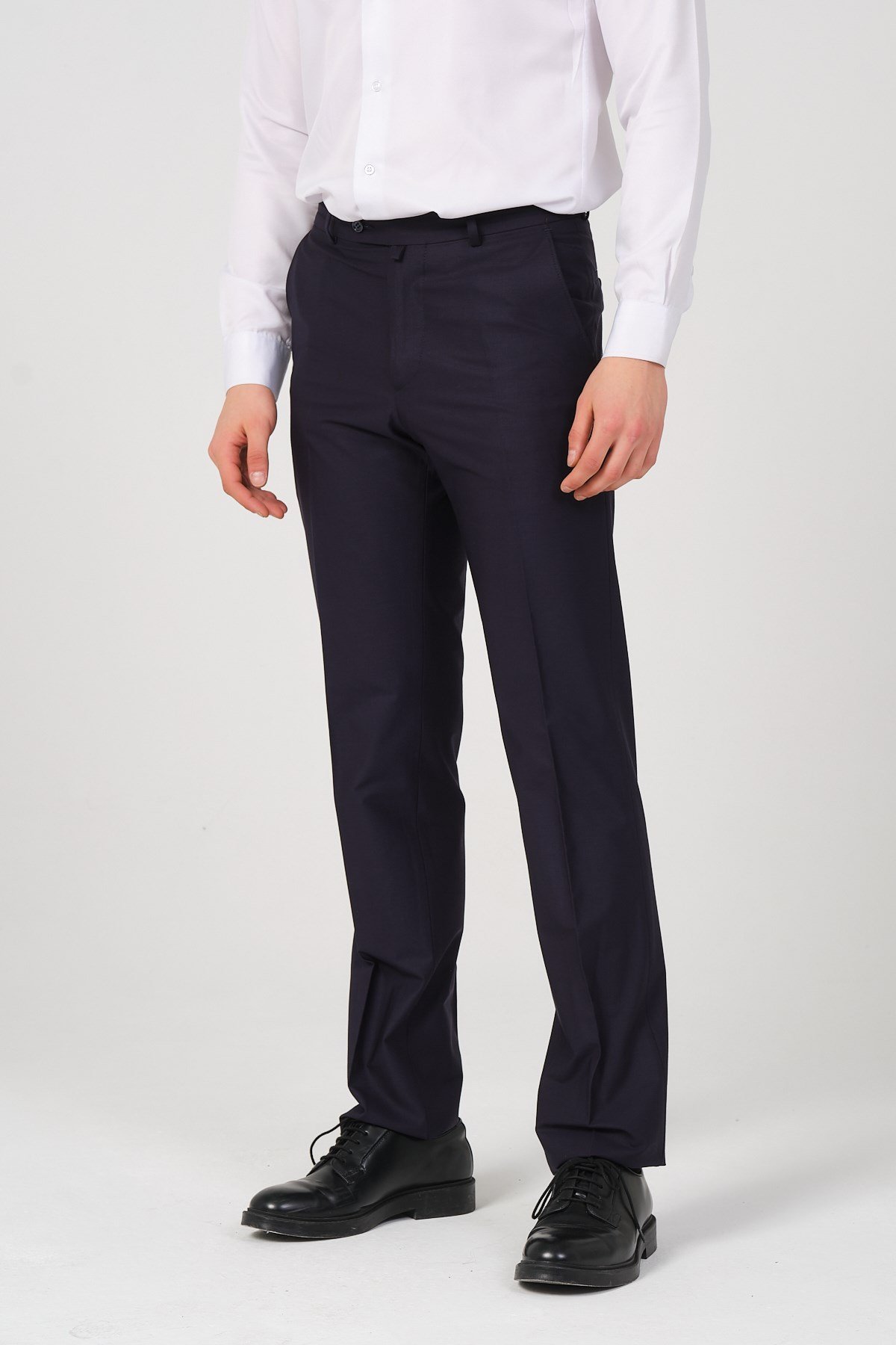 Erkek Regular Fit Kumaş Pantolon Lacivert