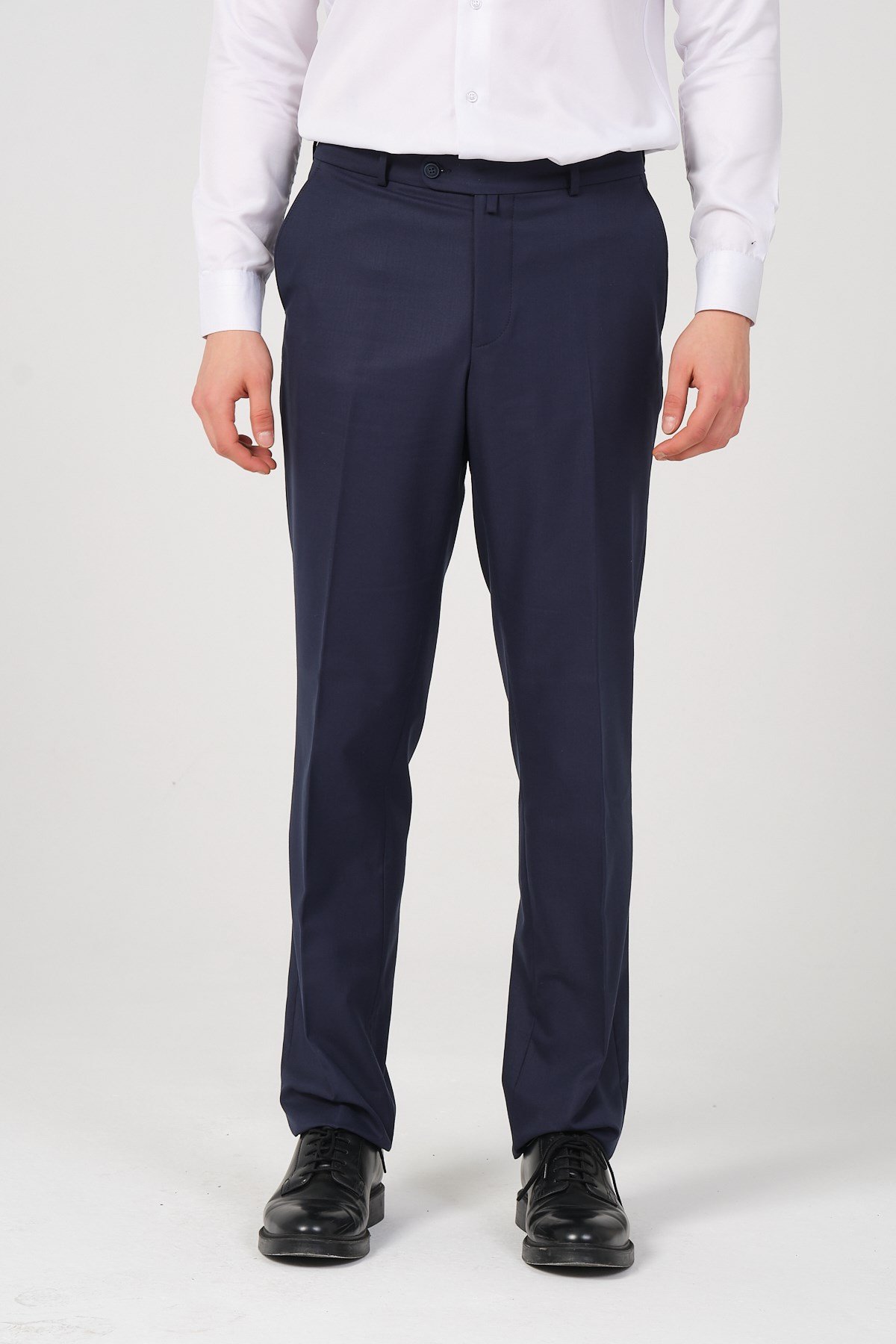 Erkek Regular Fit Kumaş Pantolon Mavi