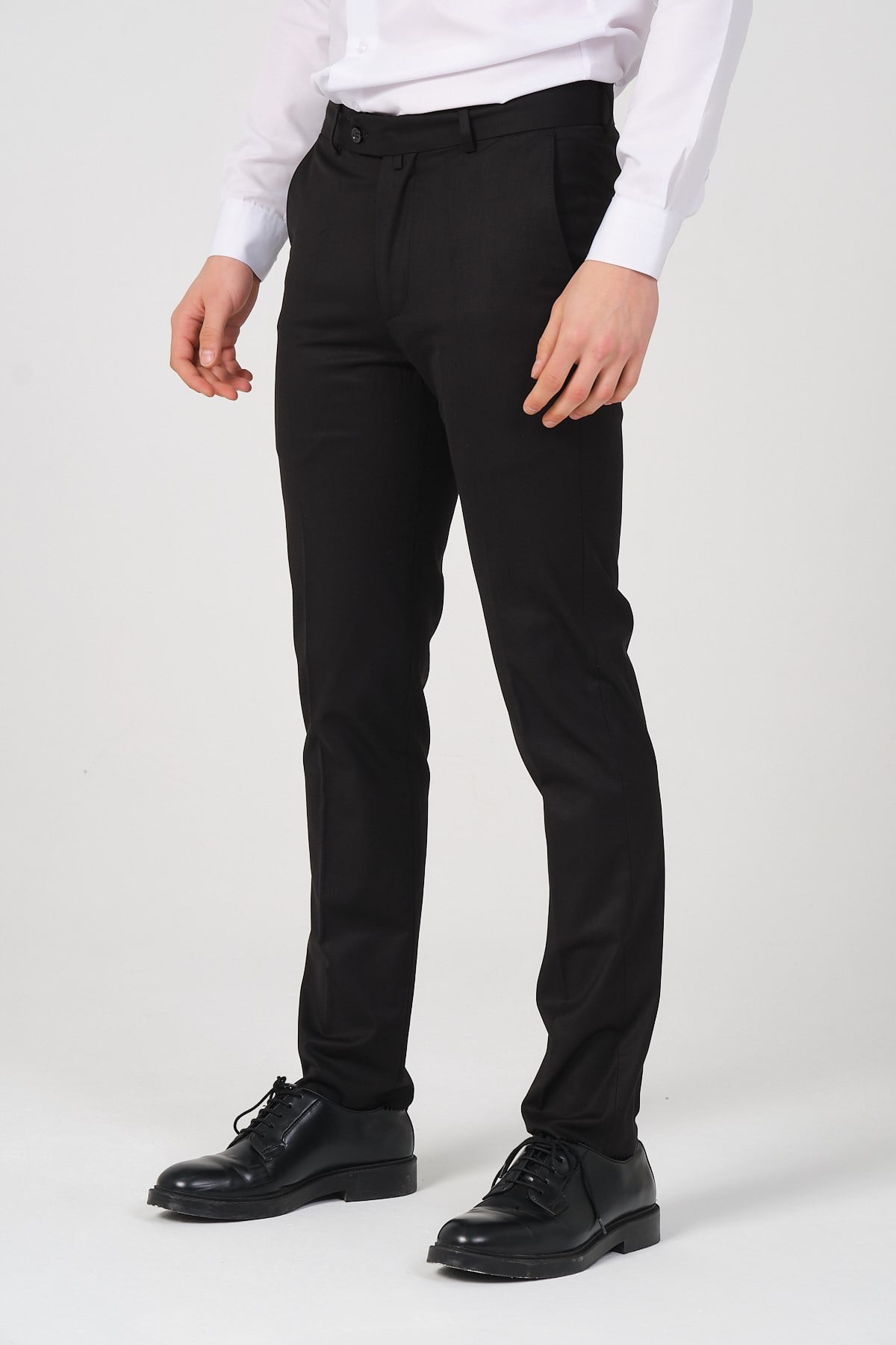 Slim Fit Erkek Kumaş Pantolon Siyah