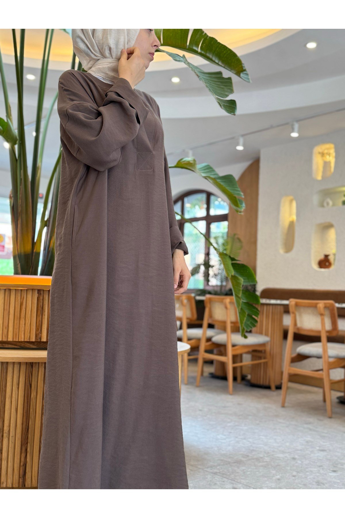 Tesettür Kadın Oversize Elbise