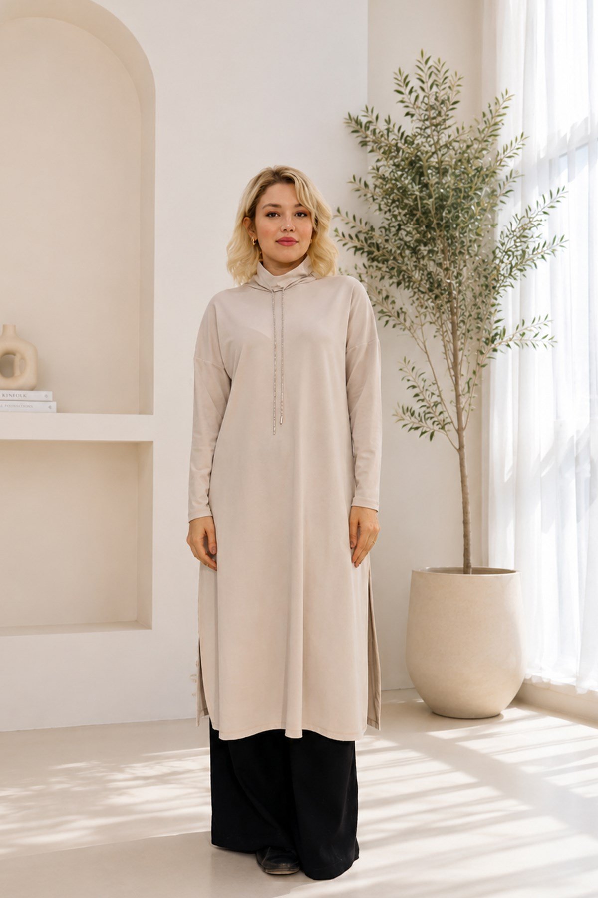 Tesettür Kadın Uzun Tunik