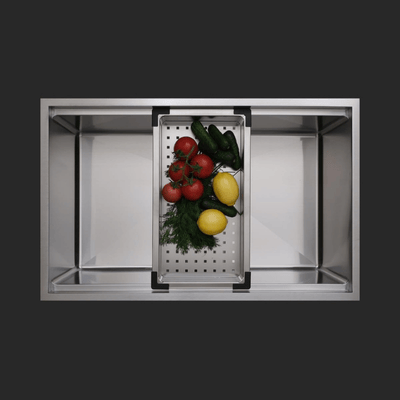 Allure El Yapımı Eviye Seti 70x44 cm Inoks (Chrome)