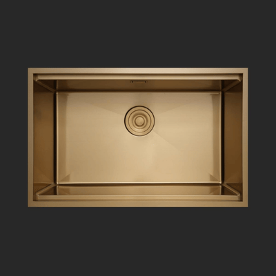 Allure El Yapımı PVD Eviye Seti 70x44 cm Altın (Gold)