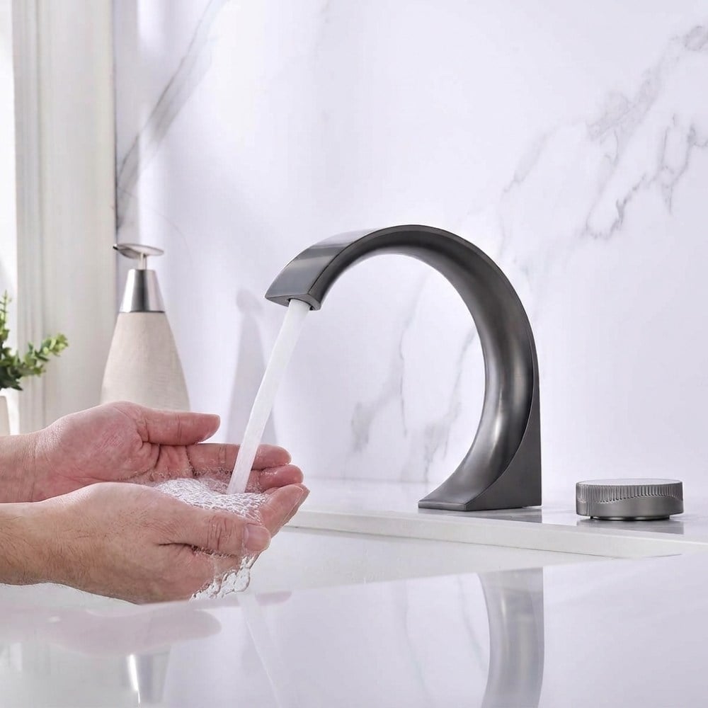 Curve 2 Delikli Lavabo Bataryası Gun GreyCurve 2 Delikli Ankastre Lavabo Bataryası Gun Grey (Füme)Armatür&BataryaMase ModeTDMS0005DUŞHOMECurve 2 Delikli Lavabo Bataryası Gun Grey