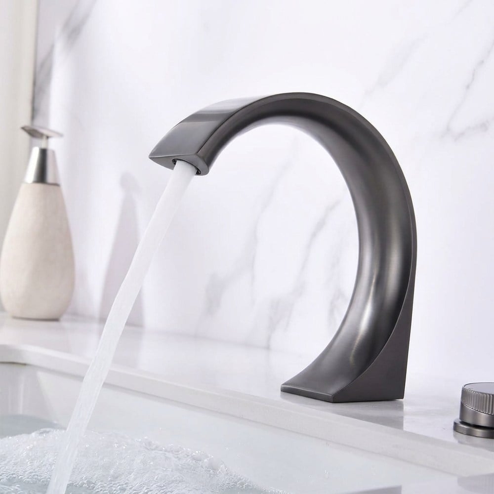 Curve 2 Delikli Lavabo Bataryası Gun GreyCurve 2 Delikli Ankastre Lavabo Bataryası Gun Grey (Füme)Armatür&BataryaMase ModeTDMS0005DUŞHOMECurve 2 Delikli Lavabo Bataryası Gun Grey