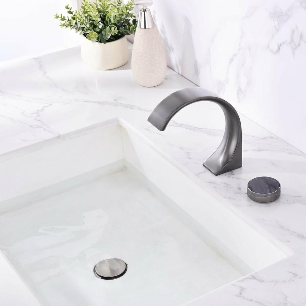 Curve 2 Delikli Lavabo Bataryası Gun GreyCurve 2 Delikli Ankastre Lavabo Bataryası Gun Grey (Füme)Armatür&BataryaMase ModeTDMS0005DUŞHOMECurve 2 Delikli Lavabo Bataryası Gun Grey