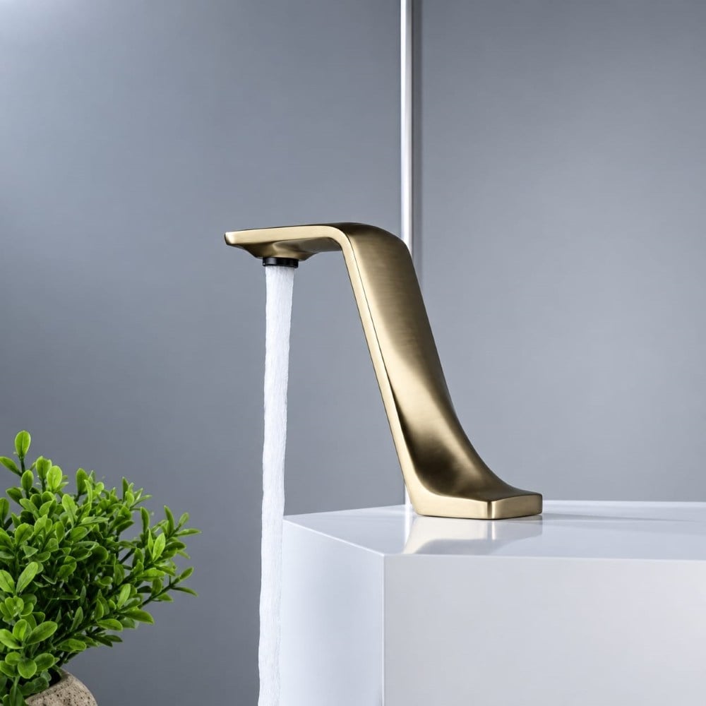 Days Fotoselli Sensörlü Lavabo Bataryası (Fırçalanmış Gold / Altın)Days Fotoselli Lavabo Bataryası Brushed Gold | Temassız Sensörlü Lavabo BataryasıArmatür&BataryaMase ModeFLMS0002DUŞHOMEDays Fotoselli Sensörlü Lavabo Bataryası (Fırçalanmış Gold / Altın)