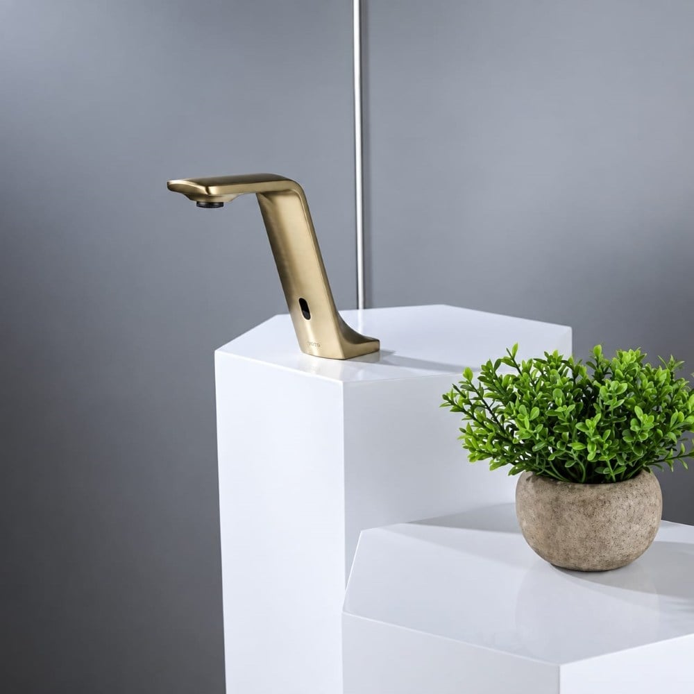 Days Fotoselli Sensörlü Lavabo Bataryası (Fırçalanmış Gold / Altın)Days Fotoselli Lavabo Bataryası Brushed Gold | Temassız Sensörlü Lavabo BataryasıArmatür&BataryaMase ModeFLMS0002DUŞHOMEDays Fotoselli Sensörlü Lavabo Bataryası (Fırçalanmış Gold / Altın)