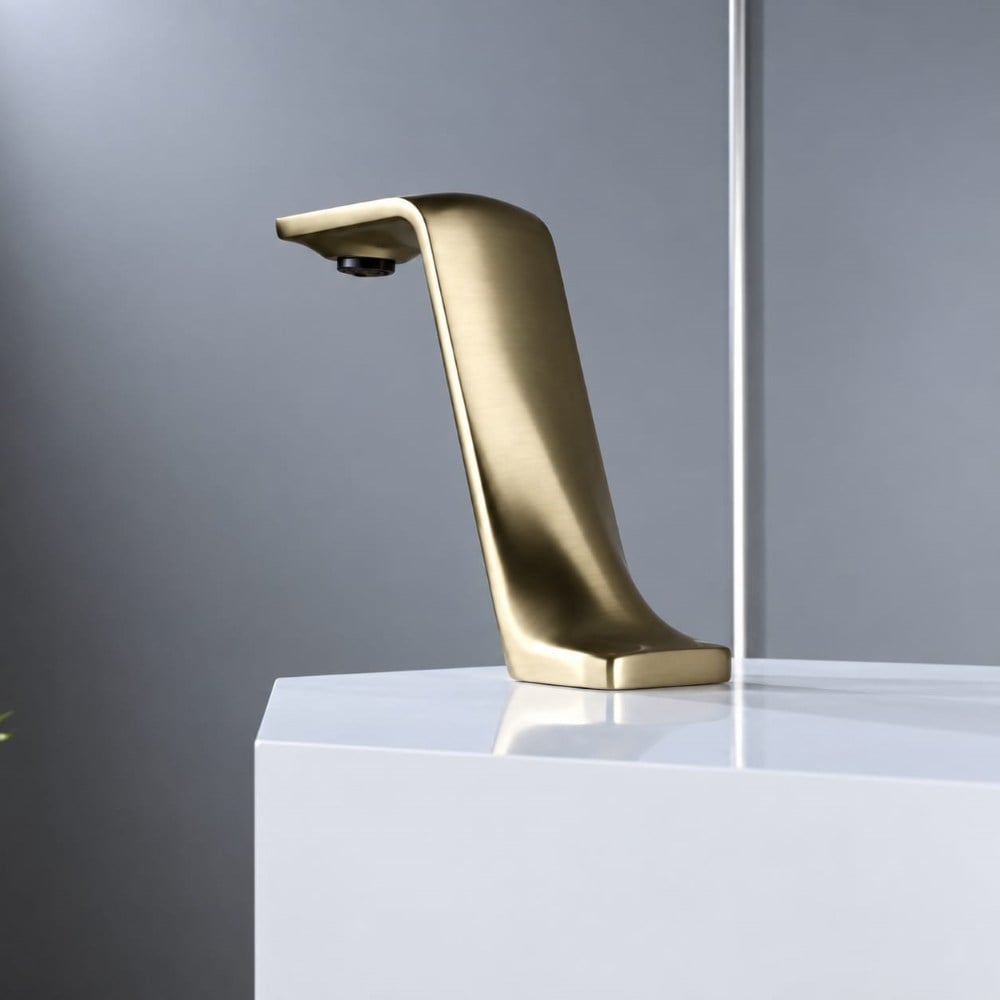 Days Fotoselli Sensörlü Lavabo Bataryası (Fırçalanmış Gold / Altın)Days Fotoselli Lavabo Bataryası Brushed Gold | Temassız Sensörlü Lavabo BataryasıArmatür&BataryaMase ModeFLMS0002DUŞHOMEDays Fotoselli Sensörlü Lavabo Bataryası (Fırçalanmış Gold / Altın)