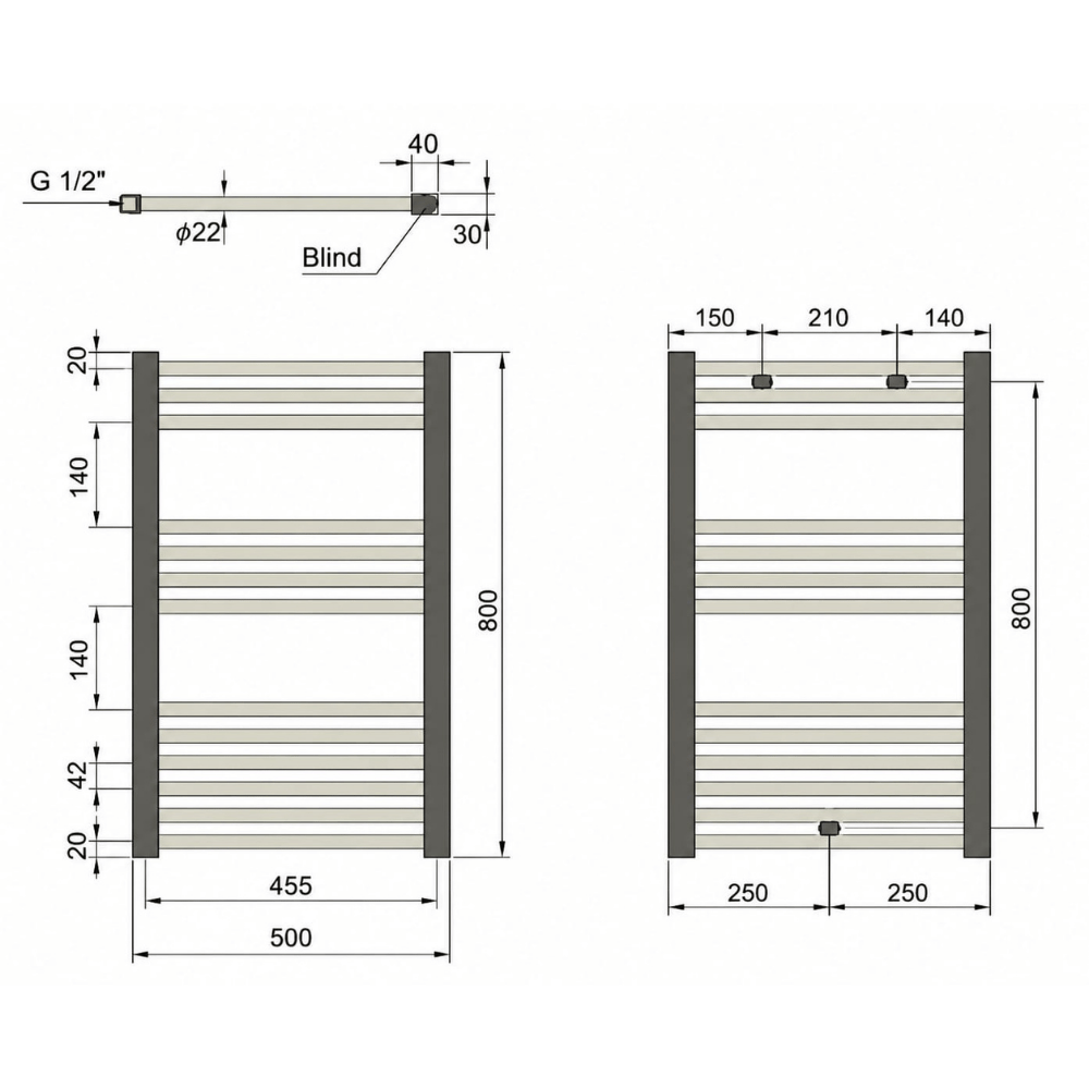 Dekoratif 50x80 cm Beyaz Düz Borulu Banyo Havlupan RadyatörDekortif 50x80 Beyaz Havlupan | Dayanıklı Paslanmaz Havlupan | Modern Banyo AksesuarıHavlupan&Panel RadyatörBANDOLÜXERHDK003DUŞHOMEDekoratif 50x80 cm Beyaz Düz Borulu Banyo Havlupan Radyatör
