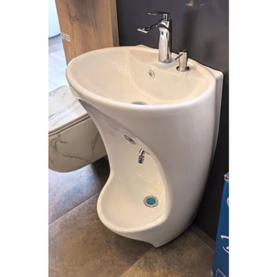 DOUBLE DECK ABDEST VE ENGELLİ LAVABOSUDouble Deck Abdest ve Engelli Lavabosu | Erişilebilir ve Hijyenik Lavabo ÇözümüVitrifiyeGüral SeramikABDSTLVB01DUŞHOMEDOUBLE DECK ABDEST VE ENGELLİ LAVABOSU