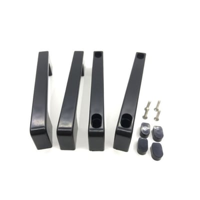 DUŞAKABİN KARE KULP SİYAH (16 CM)