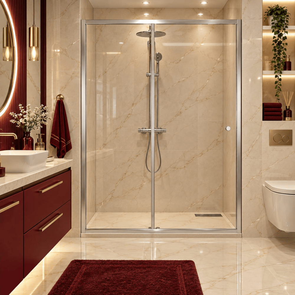 Duşhome Duşakabin Glory Serisi Sürgülü,(Y;190Ccm) (120cm-130cm Arası)Duşhome Glory Serisi Sürgülü Duşakabin 2S 2Ç, H:190CM, 120-130CM Arası | Köşe Açılır, Şeffaf Cam, Modern Banyo KabiniDuşakabinDUŞHOME6820DUŞHOMEDuşhome Duşakabin Glory Serisi Sürgülü,(Y;190Ccm) (120cm-130cm Arası)