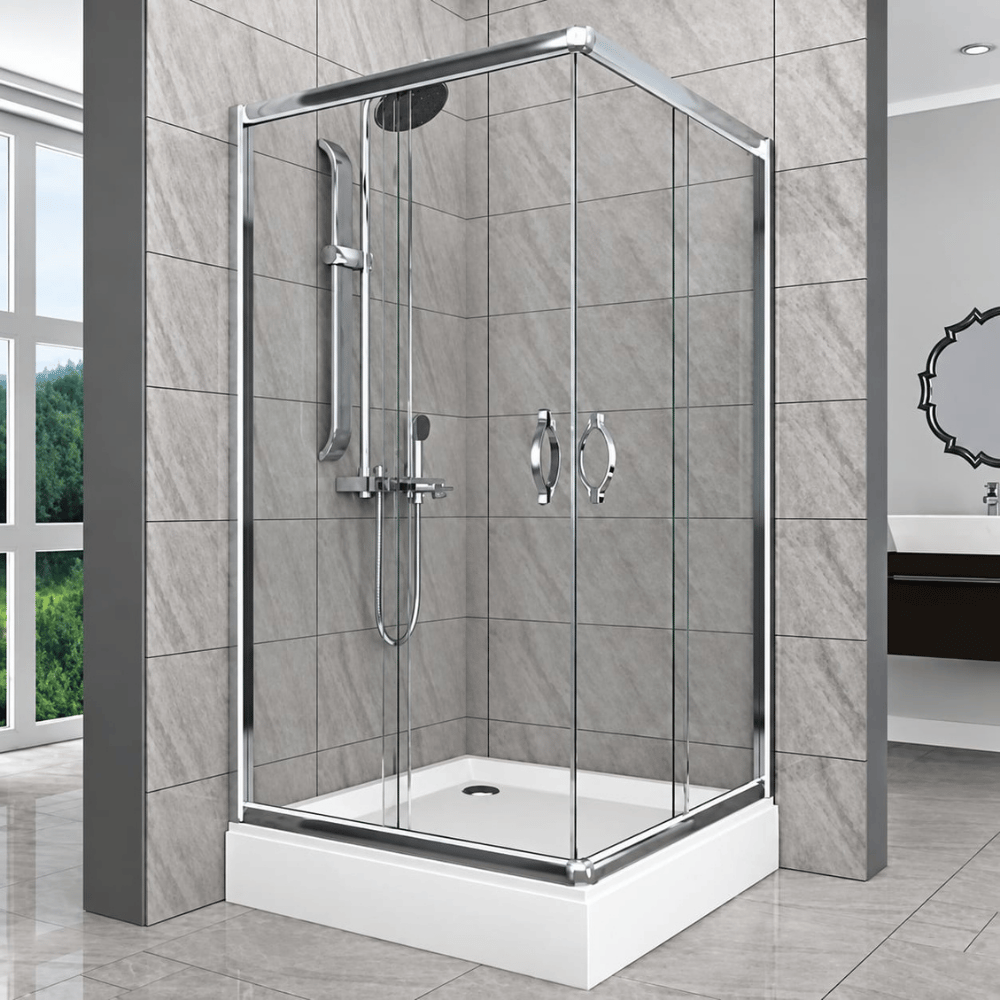 Duşhome Glory Serisi 100x100 cm Kare Köşe Açılır Sürgülü Temperli Cam Tekneli Duşakabin SetiDuşhome Glory Serisi 100x100 Kare Köşe Açılır Duşakabin + Duş Teknesi | Modern Şeffaf Cam KabinDuşakabinDUŞHOME6315DUŞHOMEDuşhome Glory Serisi 100x100 cm Kare Köşe Açılır Sürgülü Temperli Cam Tekneli Duşakabin Seti