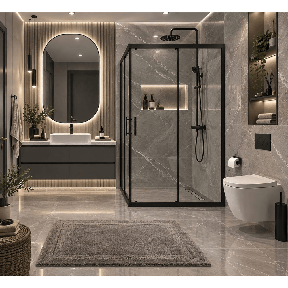 Duşhome Glory Serisi 100x80 cm Dikdörtgen Sürgülü Köşe Açılır Temperli Füme Cam Duşakabin (y: 190 cm)Duşhome Glory Serisi Sürgülü Duşakabin 100x80 Köşe Açılır | 190cm YükseklikDuşakabinDUŞHOME7136DUŞHOMEDuşhome Glory Serisi 100x80 cm Dikdörtgen Sürgülü Köşe Açılır Temperli Füme Cam Duşakabin (y: 190 cm)