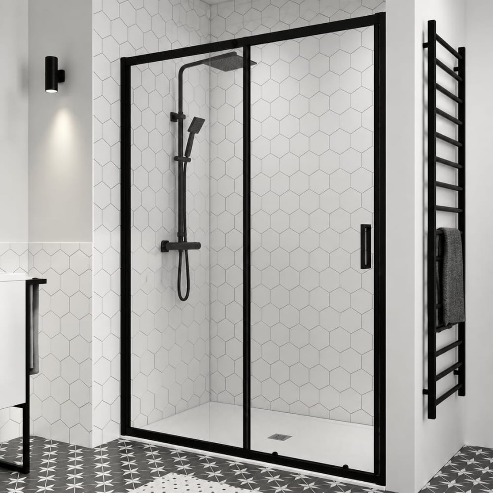 Duşhome Glory Serisi 110-120 cm İki Duvar Arası Siyah Profil 5 mm Şeffaf Cam Duşakabin (y: 190 cm)DUŞHOME GLORY Duşakabin Siyah Profil | 5mm Şeffaf Cam | H:190cm (110–120cm) | Kompakt Banyolar İçin Modern ve Şık DuşakabinDuşakabinDUŞHOME7655DUŞHOMEDuşhome Glory Serisi 110-120 cm İki Duvar Arası Siyah Profil 5 mm Şeffaf Cam Duşakabin (y: 190 cm)