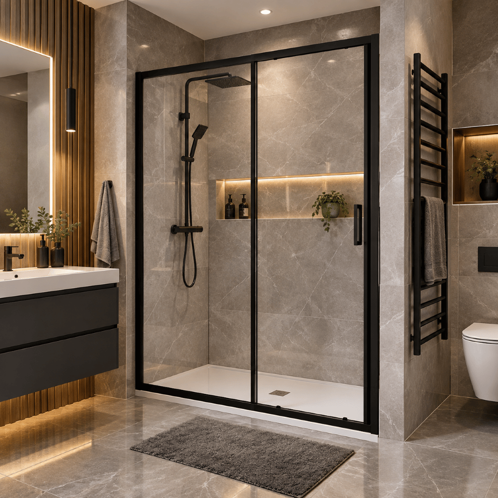 Duşhome Glory Serisi 120-130 cm İki Duvar Arası Siyah Profil 5 mm Şeffaf Cam Duşakabin (y: 190 cm)DUŞHOME GLORY Duşakabin Siyah Profil | 5mm Şeffaf Cam | H:190cm (120–130cm) | Kompakt Banyolar İçin Modern ve Şık DuşakabinDuşakabinDUŞHOME7657DUŞHOMEDuşhome Glory Serisi 120-130 cm İki Duvar Arası Siyah Profil 5 mm Şeffaf Cam Duşakabin (y: 190 cm)