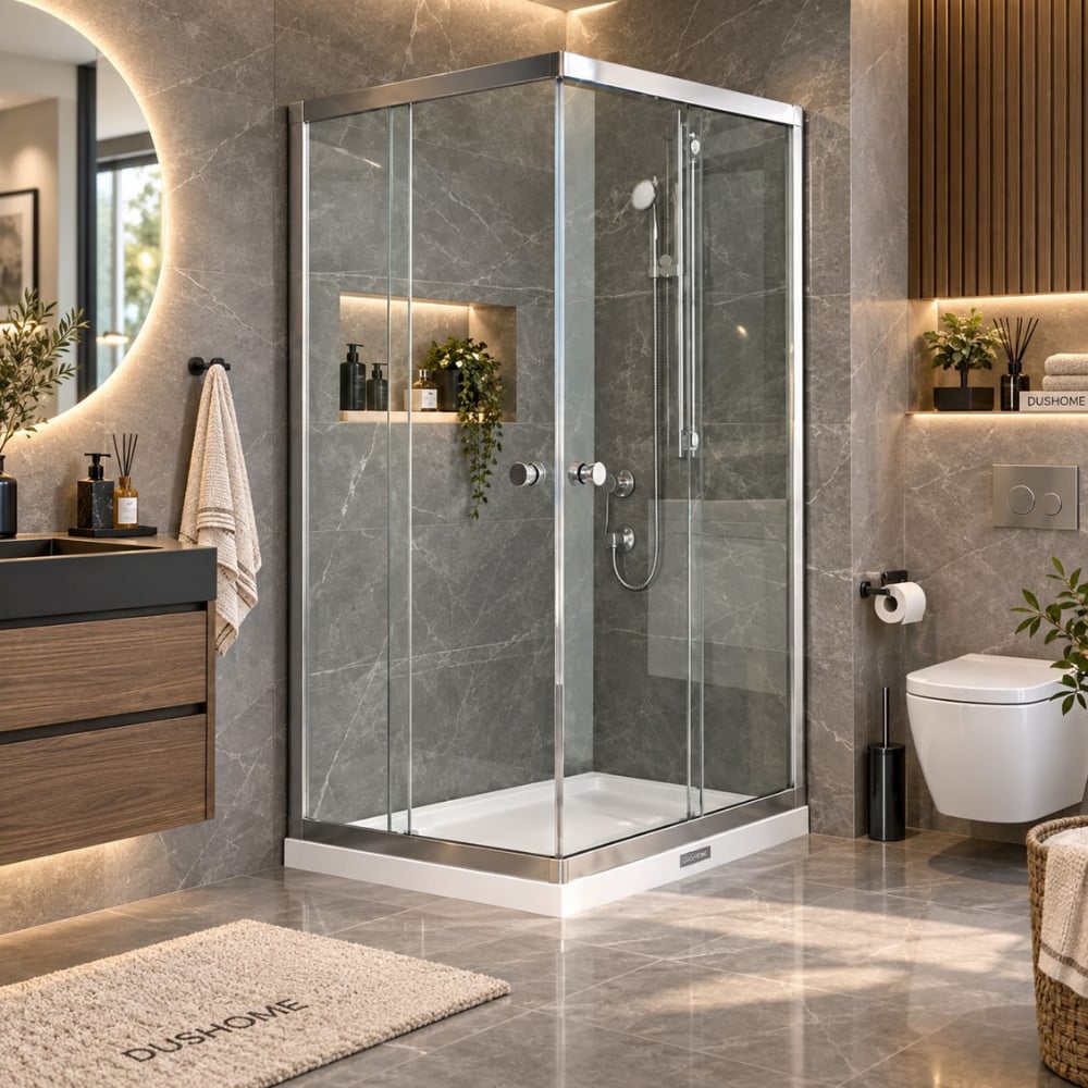 Duşhome Glory Serisi 130x80 cm Dikdörtgen Sürgülü Köşe Açılır Temperli Şeffaf Cam Duşakabin (y: 190 cm)Duşhome Glory Serisi Sürgülü Köşe Duşakabin 130x80 cm | Temperli Cam | Yükseklik 190 cm | Şık ve Dayanıklı Duş KabiniDuşakabinDUŞHOME7140DUŞHOMEDuşhome Glory Serisi 130x80 cm Dikdörtgen Sürgülü Köşe Açılır Temperli Şeffaf Cam Duşakabin (y: 190 cm)