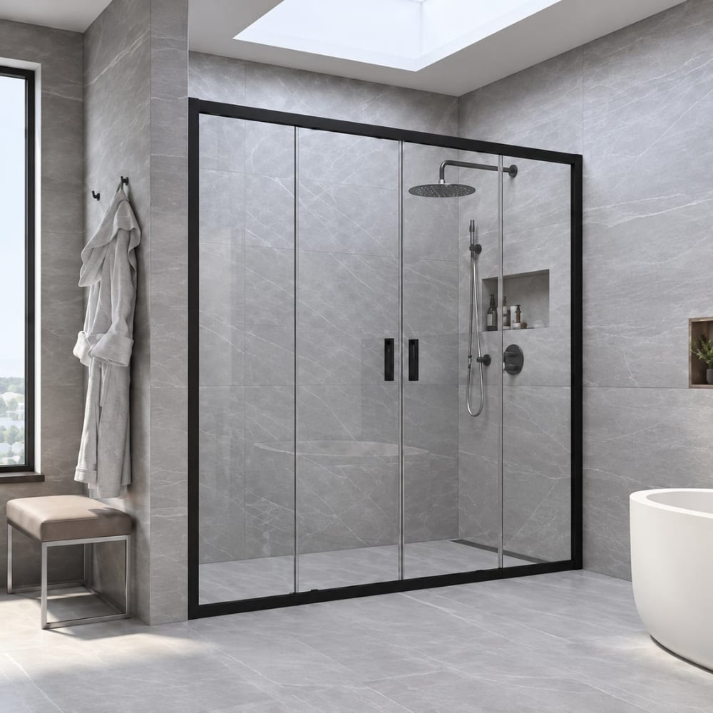 Duşhome Glory Serisi 141-150 cm İki Duvar Arası Siyah Profil 5 mm Şeffaf Cam Duşakabin (y: 190 cm)DUŞHOME GLORY Duşakabin Siyah Profil | 5mm Şeffaf Cam | H:190cm (141–150cm) | Küçük Banyolar İçin Şık Duşakabin ÇözümüDuşakabinDUŞHOME7660DUŞHOMEDuşhome Glory Serisi 141-150 cm İki Duvar Arası Siyah Profil 5 mm Şeffaf Cam Duşakabin (y: 190 cm)