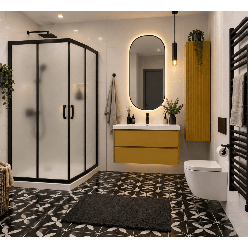 Duşhome Glory Serisi 90x90 cm Kare Mat Siyah Profil Buzlu Temperli Cam Köşe Açılır Duşakabin (y: 190 cm)Duşhome Glory Serisi 90x90 Köşe Açılır Duşakabin | Mat Siyah Profil & Buzlu Cam (H:190cm)DuşakabinDUŞHOME6162DUŞHOMEDuşhome Glory Serisi 90x90 cm Kare Mat Siyah Profil Buzlu Temperli Cam Köşe Açılır Duşakabin (y: 190 cm)
