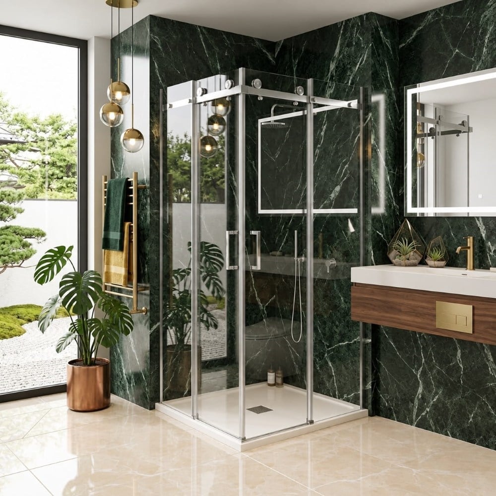 Duşhome Titanyum Serisi 100x100 cm Kare Lüks Temperli Cam Duşakabin (y: 190 cm)Dushome Titanyum 100x100 Kare Duşakabin Krom Profil H:190cmDuşakabinDUŞHOME7633DUŞHOMEDuşhome Titanyum Serisi 100x100 cm Kare Lüks Temperli Cam Duşakabin (y: 190 cm)