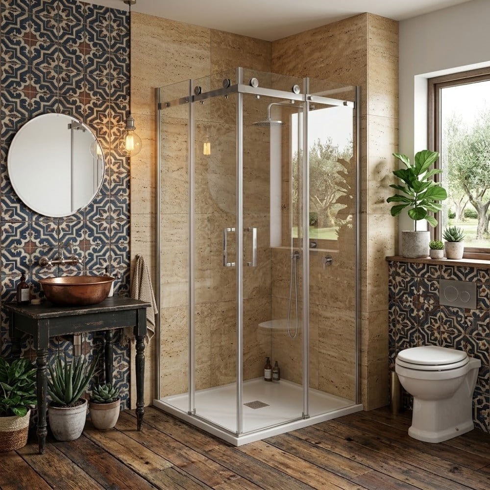 Duşhome Titanyum Serisi 100x100 cm Kare Lüks Temperli Cam Duşakabin (y: 190 cm)Dushome Titanyum 100x100 Kare Duşakabin Krom Profil H:190cmDuşakabinDUŞHOME7633DUŞHOMEDuşhome Titanyum Serisi 100x100 cm Kare Lüks Temperli Cam Duşakabin (y: 190 cm)