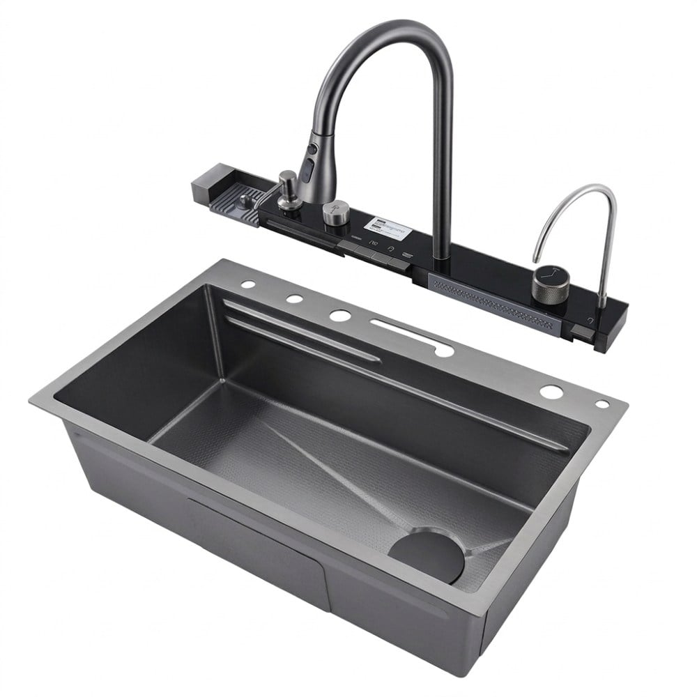 Fleko Classic Teknolojik Evye Seti 75 x 45  Siyah Nano KaplamaFleko Classic Teknolojik Evye Seti 75x45 cm Siyah Nano KaplamaAkıllı Teknolojik EviyelerFleko12701750DUŞHOMEFleko Classic Teknolojik Evye Seti 75 x 45  Siyah Nano Kaplama