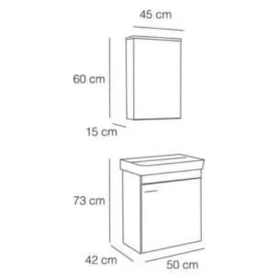 FYM ASTRA 50CM BANYO DOLABI