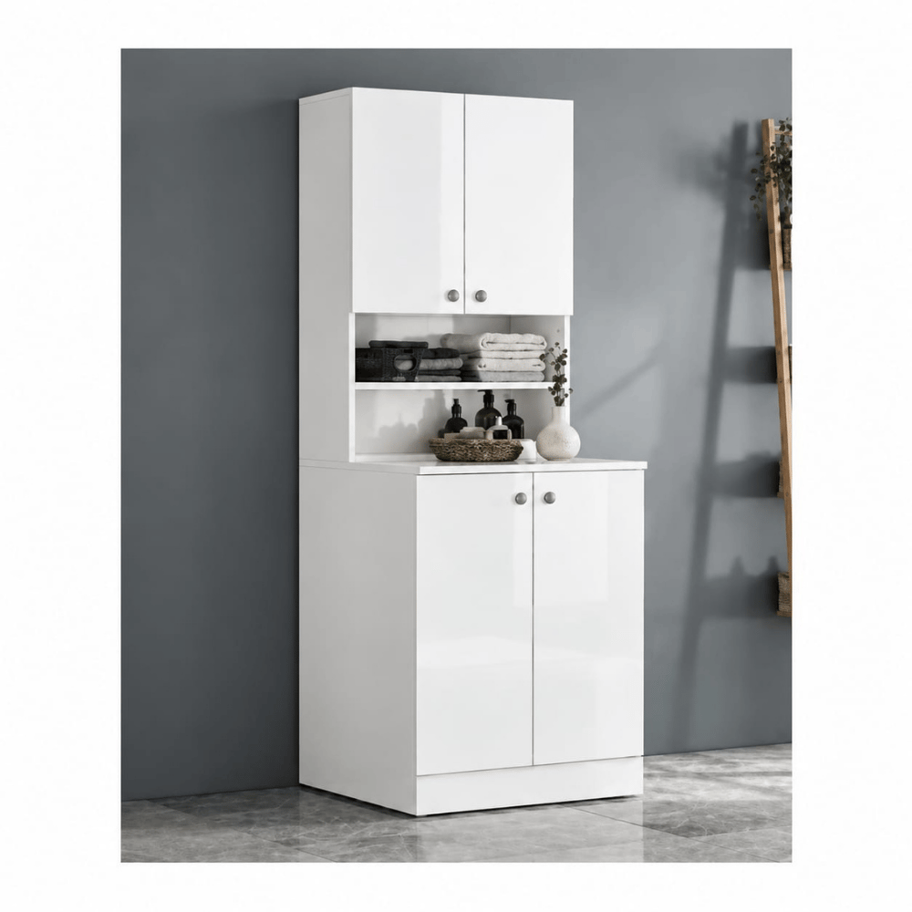 Fym Çamaşır Makinesi Dolabı Kapaklı(2764)FYM Kapaklı Çamaşır Makine Dolabı | Banyo için Şık ve Fonksiyonel Gizleyici Dolap | Kapaklı Tasarımıyla Estetik ve Pratik Kullanım | Çamaşır Makinesi Üstü veya Yanı içinBanyo DolabıFYM2764DUŞHOMEFym Çamaşır Makinesi Dolabı Kapaklı(2764)