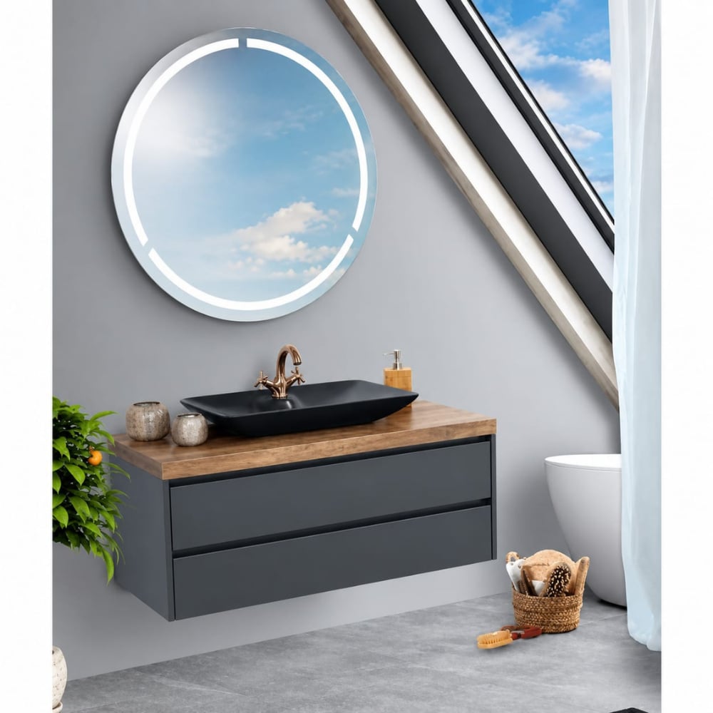 Fym  Esse 110 CM Banyo Dolabı-Antrasit FYM Esse 110 cm Banyo Dolabı | Geniş ve Modern Lavabo Altı Dolap | Estetik ve Fonksiyonel Tasarım | Dayanıklı Malzeme | Büyük Banyolar İçin Şık Banyo MobilyasıBanyo DolabıFYM7931DUŞHOMEFym  Esse 110 CM Banyo Dolabı-Antrasit 