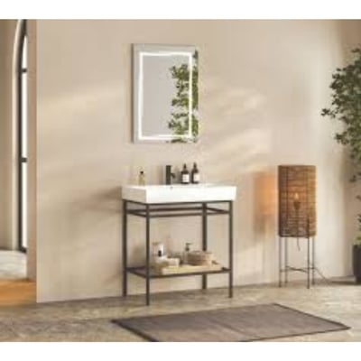 FYM LİTOS 70CM BANYO DOLABI-SİYAH