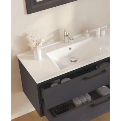 FYM LOTUS 100CM BANYO DOLABI-ANTRASİT