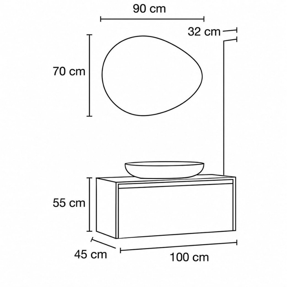 Fym Reneta 100 CM Banyo Dolabı (2793)FYM İmelda 100 cm Banyo Dolabı | Geniş ve Modern Lavabo Altı Dolap | Şık ve Fonksiyonel Tasarım | Dayanıklı ve Kullanışlı Mobilya | Büyük Banyolar İçin İdealBanyo DolabıFYM2793DUŞHOMEFym Reneta 100 CM Banyo Dolabı (2793)