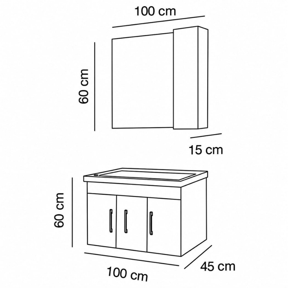 Fym Rosa 100CM Banyo Dolabı (2212)FYM Rosa 100 cm Banyo Dolabı | Geniş ve Modern Lavabo Altı Dolap | Şık ve Fonksiyonel Tasarım | Dayanıklı ve Kullanışlı Mobilya | Büyük Banyolar İçin İdealBanyo DolabıFYM2212DUŞHOMEFym Rosa 100CM Banyo Dolabı (2212)