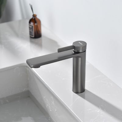 Giano Lavabo Bataryası Gun MetalGiano Lavabo Bataryası Gun Metal | Modern Gun Metal Banyo BataryasıArmatür&BataryaMase ModeLBMS0021DUŞHOMEGiano Lavabo Bataryası Gun Metal