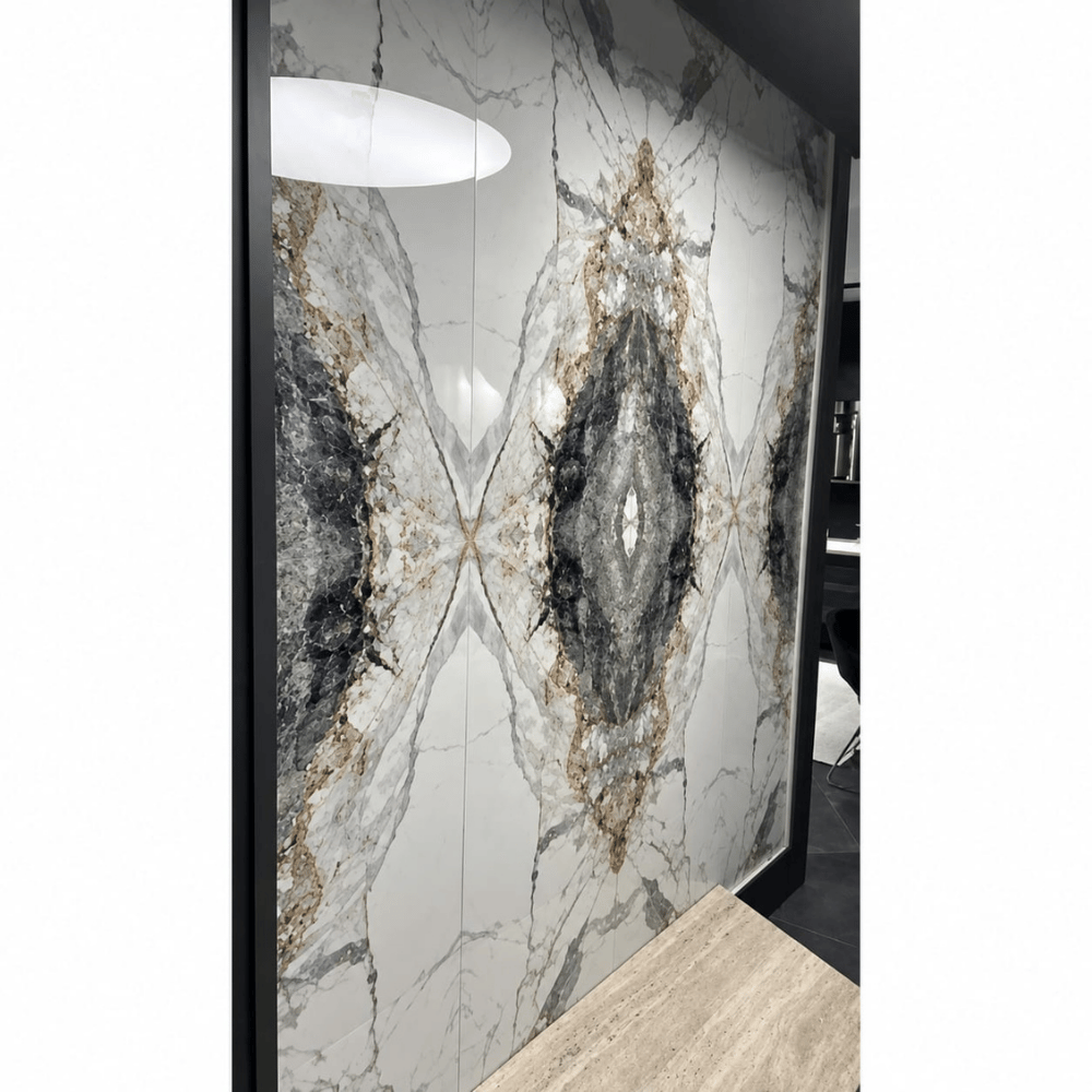 Güral Seramik Ceres Bookmatch 120x240 cm Mermer Desenli Mega Porselen PanelGüral Seramik 60x120 Ceres Bookmatch - Lüks ve Dekoratif Bookmatch Desenli Büyük Ebat Seramik - DushomeSeramik&GranitGüral SeramikCRSBOOKMATCHDUŞHOMEGüral Seramik Ceres Bookmatch 120x240 cm Mermer Desenli Mega Porselen Panel