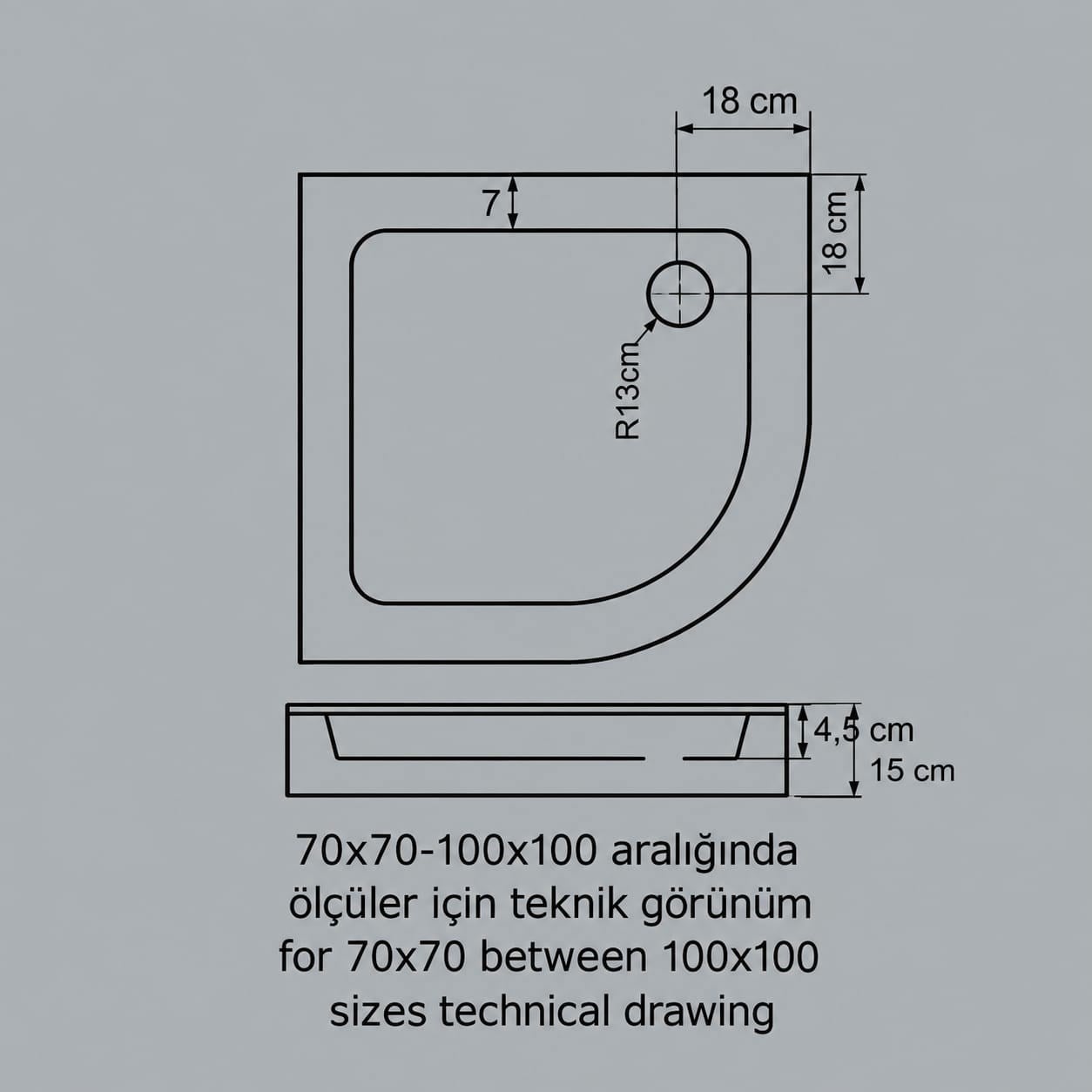 İnci 100X100 Oval Panelli Duş Teknesi (Y;15cm)İNCİ 100x100 Oval Panelli Duş Teknesi H15cm | Geniş ve Modern Duş Teknesi | DushomeDuşakabinUBM BANYO MOBİLYASIİNCİ-1010-H15CMDUŞHOMEİnci 100X100 Oval Panelli Duş Teknesi (Y;15cm)