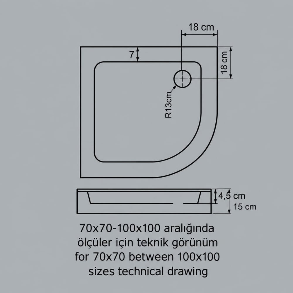 İnci 80X80 Oval Panelli Duş Teknesi (Y;15cm)İNCİ 80x80 Oval Panelli Duş Teknesi H15cm | Şık ve Dayanıklı Duş Teknesi Modelleri | DushomeDuşakabinUBM BANYO MOBİLYASIİNCİ-1004-H;15DUŞHOMEİnci 80X80 Oval Panelli Duş Teknesi (Y;15cm)