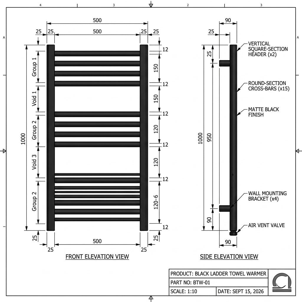 İnte 50x100 cm Mat Siyah 12 Dilim Borulu Banyo Havlupan RadyatörİNTE 50x100 cm Demir Borulu 12 Dilim Siyah Havlupan | Şık ve Dayanıklı Isıtıcı | Modern Mat Siyah Tasarım | Enerji Verimli Banyo RadyatörüHavlupan&Panel RadyatörBANDOLÜX7822DUŞHOMEİnte 50x100 cm Mat Siyah 12 Dilim Borulu Banyo Havlupan Radyatör