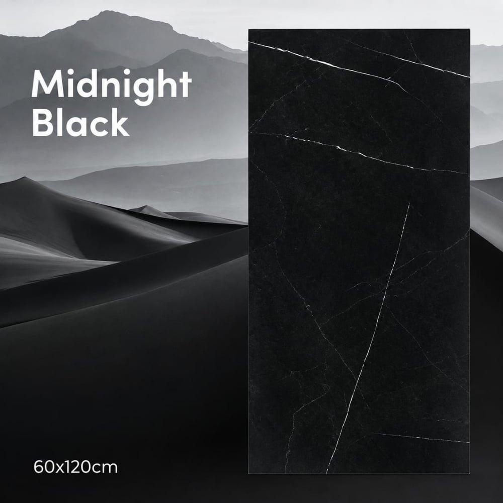 Kale Seramik Midnight Black 60x120 cm Siyah Mermer Desenli Parlak Granit (MPB-R269)Kale Midnight Black 60x120 Parlak Seramik MPB-R269 | Siyah Modern Porselen KaroSeramik&GranitKale Seramik310100800269DUŞHOMEKale Seramik Midnight Black 60x120 cm Siyah Mermer Desenli Parlak Granit (MPB-R269)