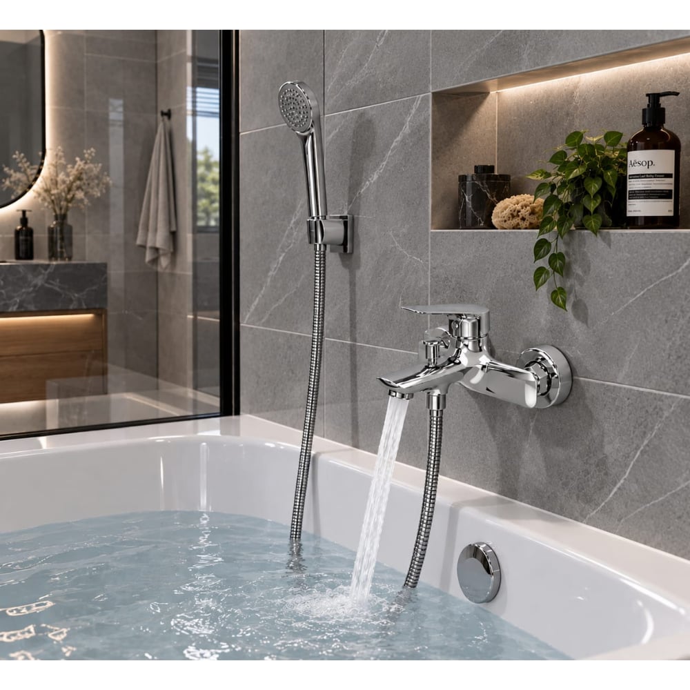 Kale Tandem Banyo Bataryası (Krom)KALE Tandem Banyo Bataryası Krom | Modern ve Dayanıklı Banyo MusluğuArmatürKale Seramik410200500260DUŞHOMEKale Tandem Banyo Bataryası (Krom)
