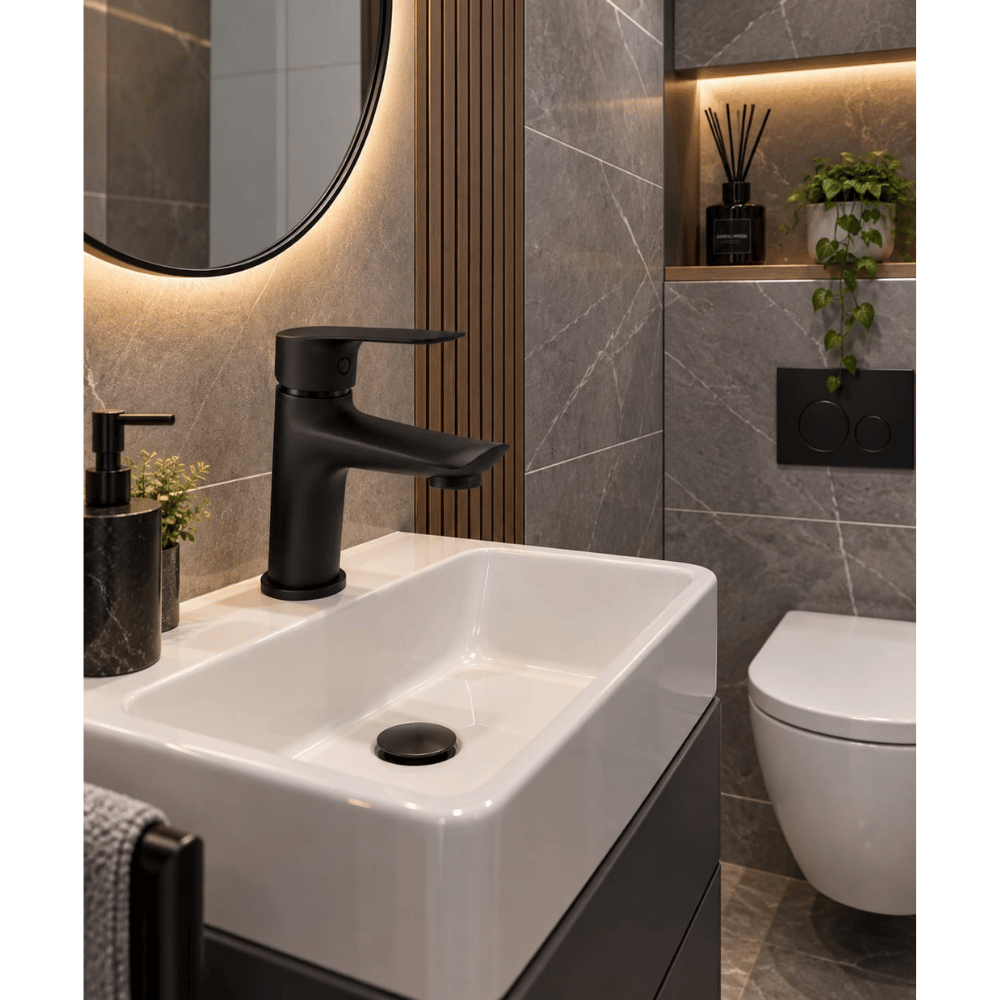 Kale Tandem Lavabo Bataryası Siyah (H;12CM)Kale Tandem Lavabo Bataryası H 12 cm Siyah | Tek Kollu, Su Tasarruflu & Mat Siyah TasarımArmatürKale Seramik410200500478DUŞHOMEKale Tandem Lavabo Bataryası Siyah (H;12CM)
