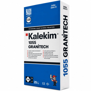 Kalekim Granitech 1055 Yapıştırıcı BeyazKalekim Granitech 1055 Yapıştırıcı Beyaz | C2TE S1 Sınıfı | Esnek ve Yüksek Performanslı Granit & Porselen Karo Yapıştırıcısı | Büyük Ebatlı Seramikler İçin Uygun | Profesyonel Karo Uygulamaları İçinSeramik YapıştırıcıKalekim Seramik Yapıştırıcı1055DUŞHOMEKalekim Granitech 1055 Yapıştırıcı Beyaz