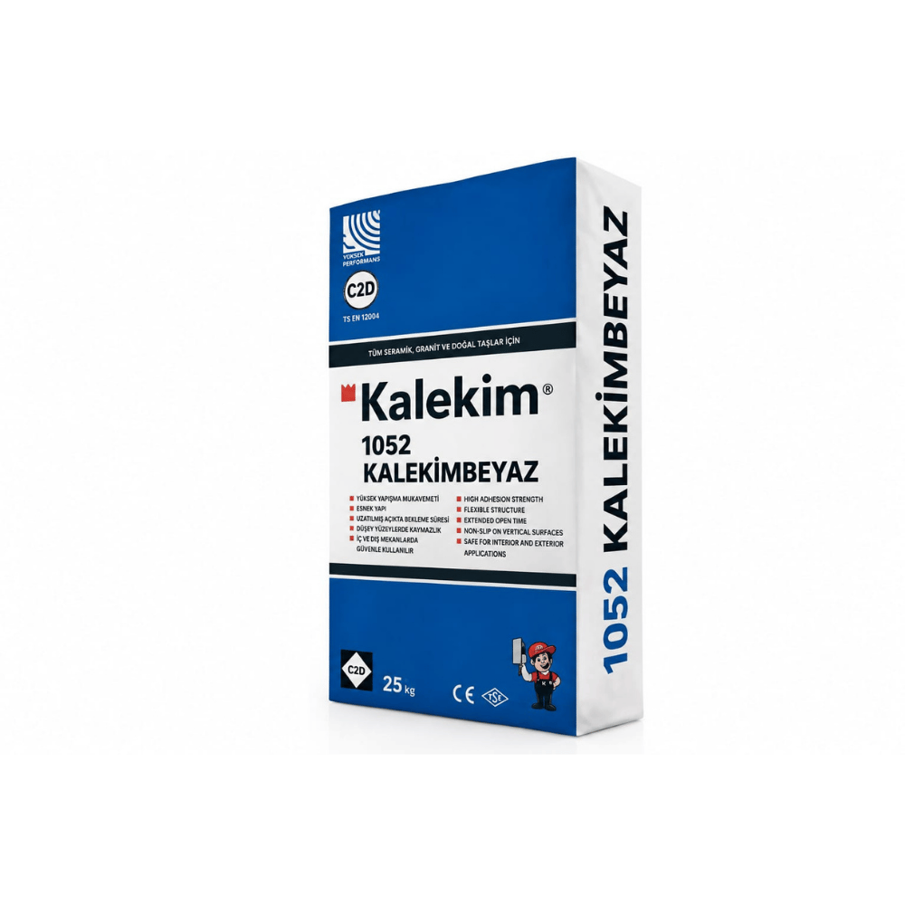 Kalekim Seramik Yapıştırıcısı 25kg Beyaz (1052)Kalekim Seramik Yapıştırıcısı 1052 Beyaz 25kg | Yüksek Performanslı ve Esnek Seramik YapıştırıcıSeramik YapıştırıcıKalekim Seramik Yapıştırıcı1052DUŞHOMEKalekim Seramik Yapıştırıcısı 25kg Beyaz (1052)